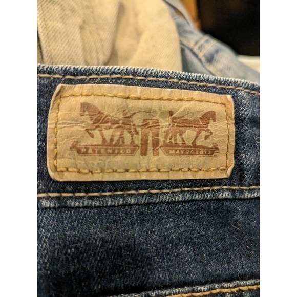 Levis 524 Womens Jeans too superlow ??? Medium Wash Denim‎ 34X29 - Picture 3 of 7